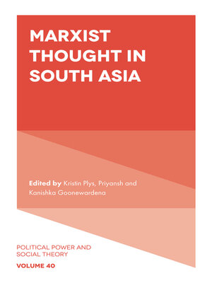 cover image of Marxist Thought in South Asia